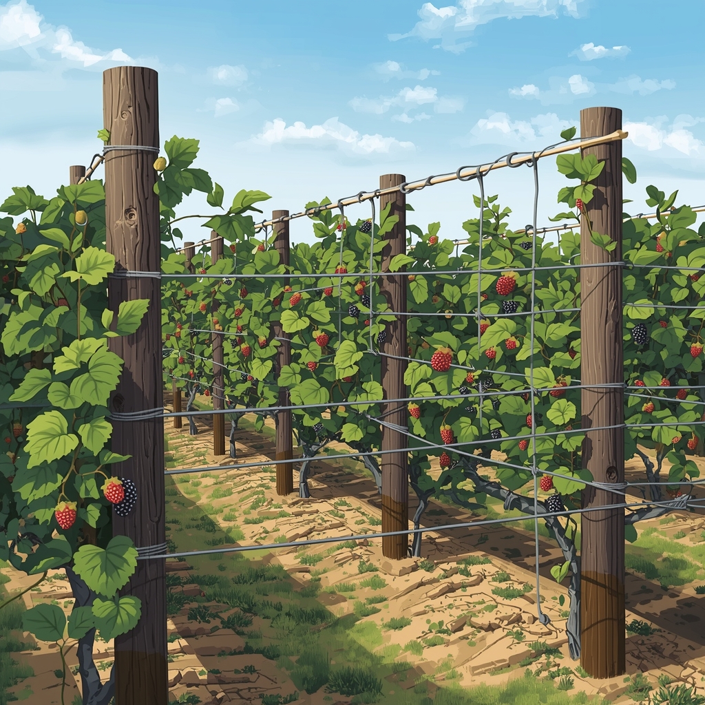 Sistemi gajenja kupine sa potpornom konstrukcijom