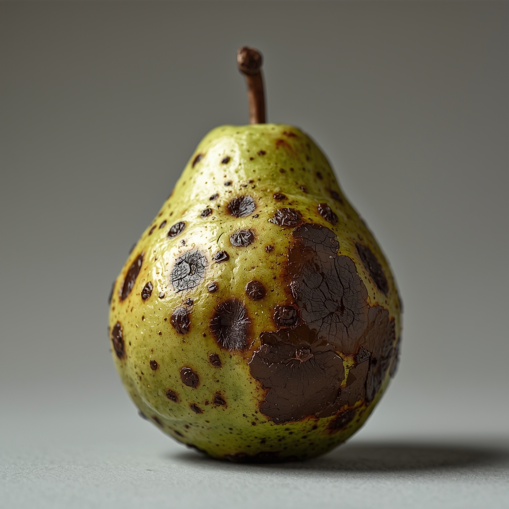 čadava krastavost kruške simptomi na plodu