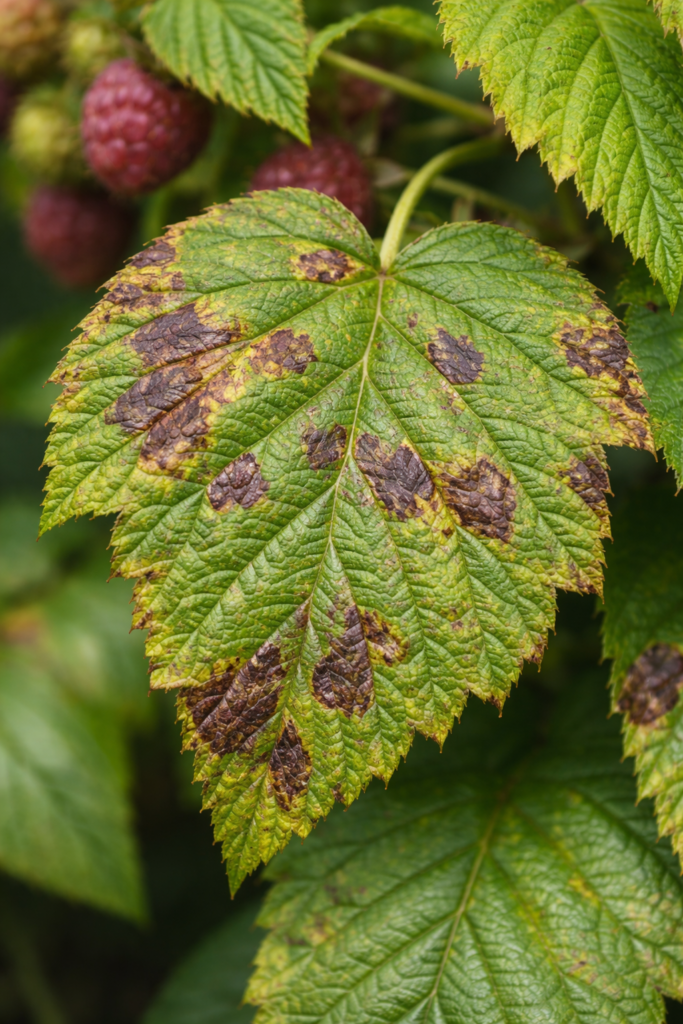 Bolesti maline na listu – pegavost i oštećenja